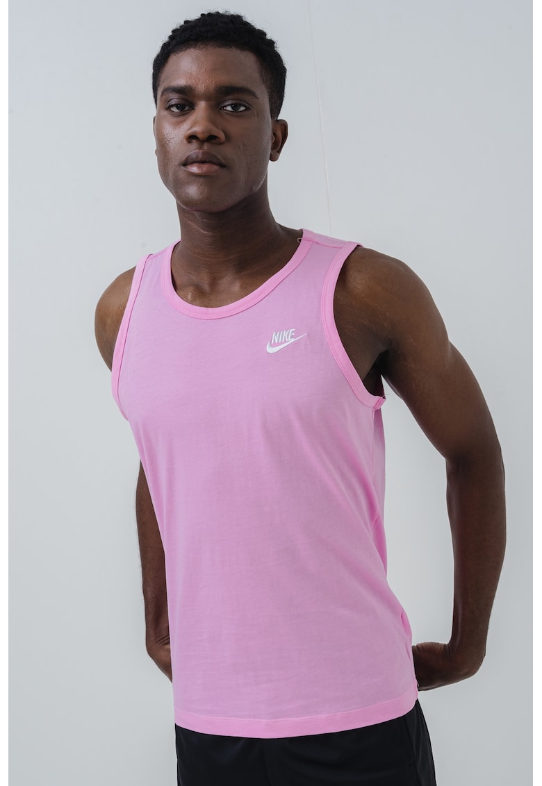 Top cu broderie logo pe piept Sportswear