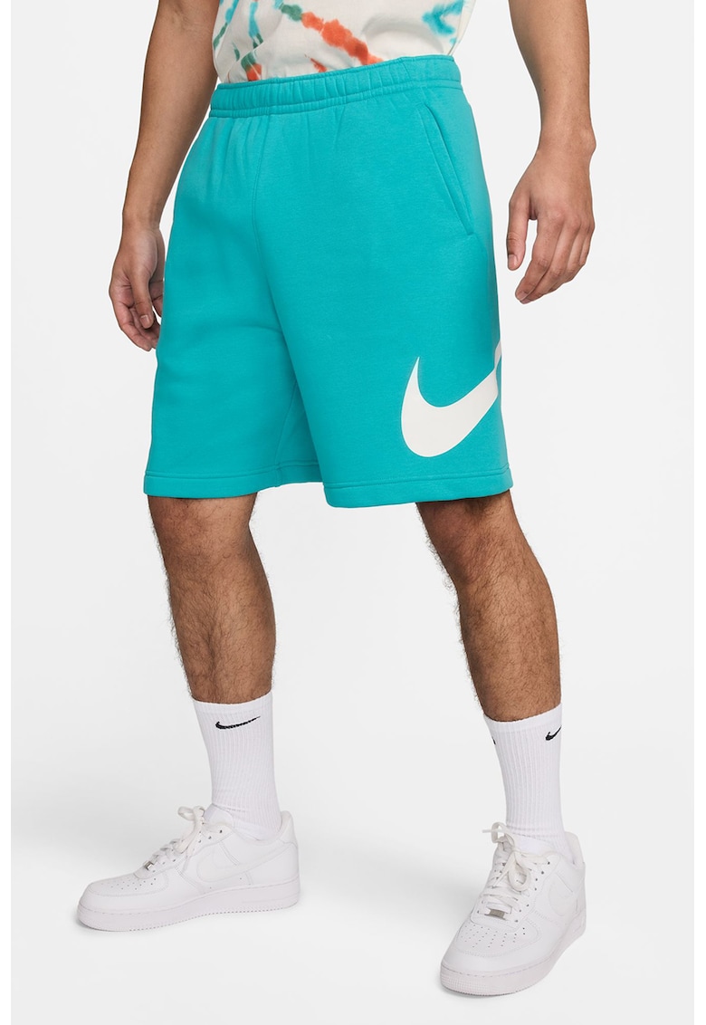 Pantaloni scurti cu imprimeu logo Sportswear Club