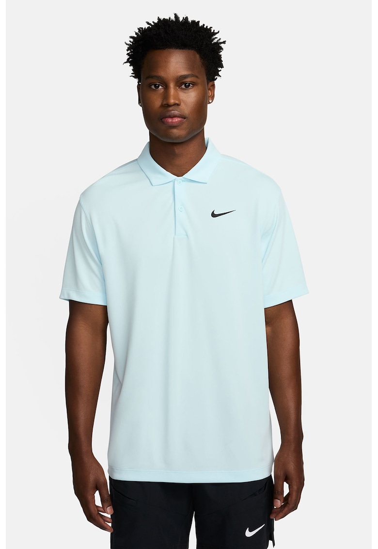 Tricou polo cu tehnologie Dri-Fit si imprimeu logo pentru tenis