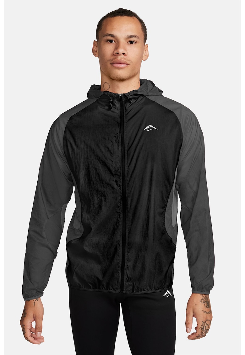 Jacheta cu logo fosforescent pentru alergare