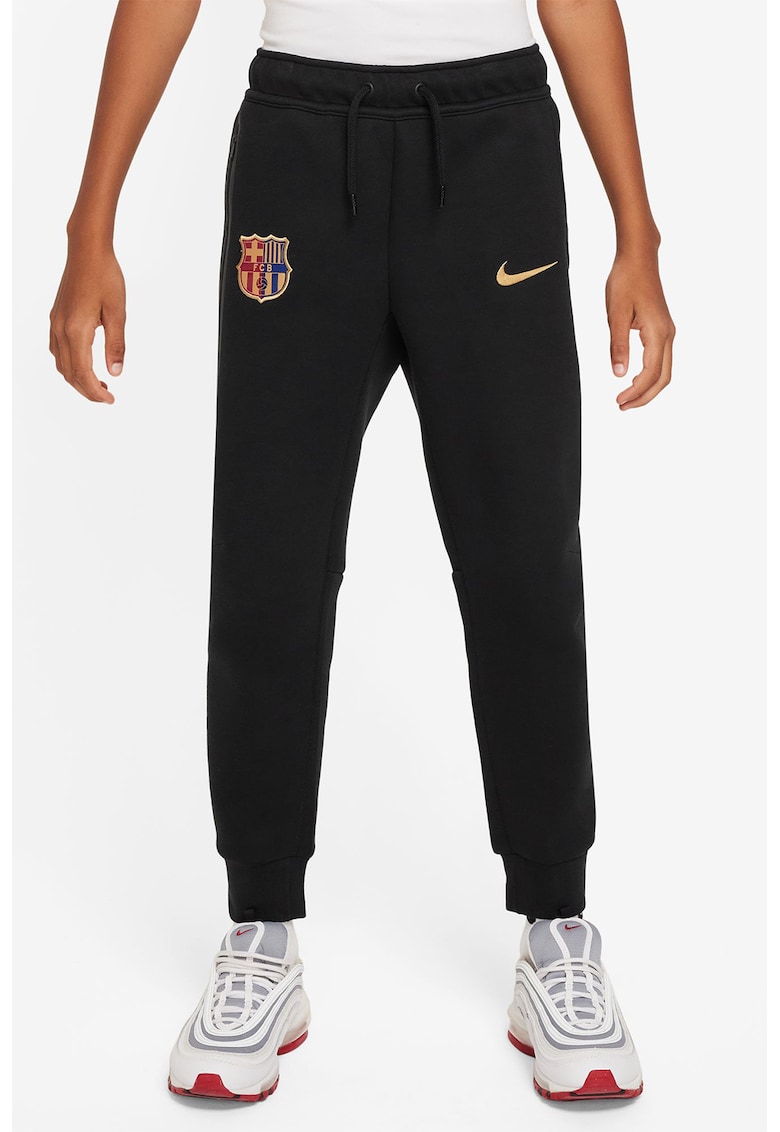 Pantaloni lungi cu detalii logo pentru fotbal FCB