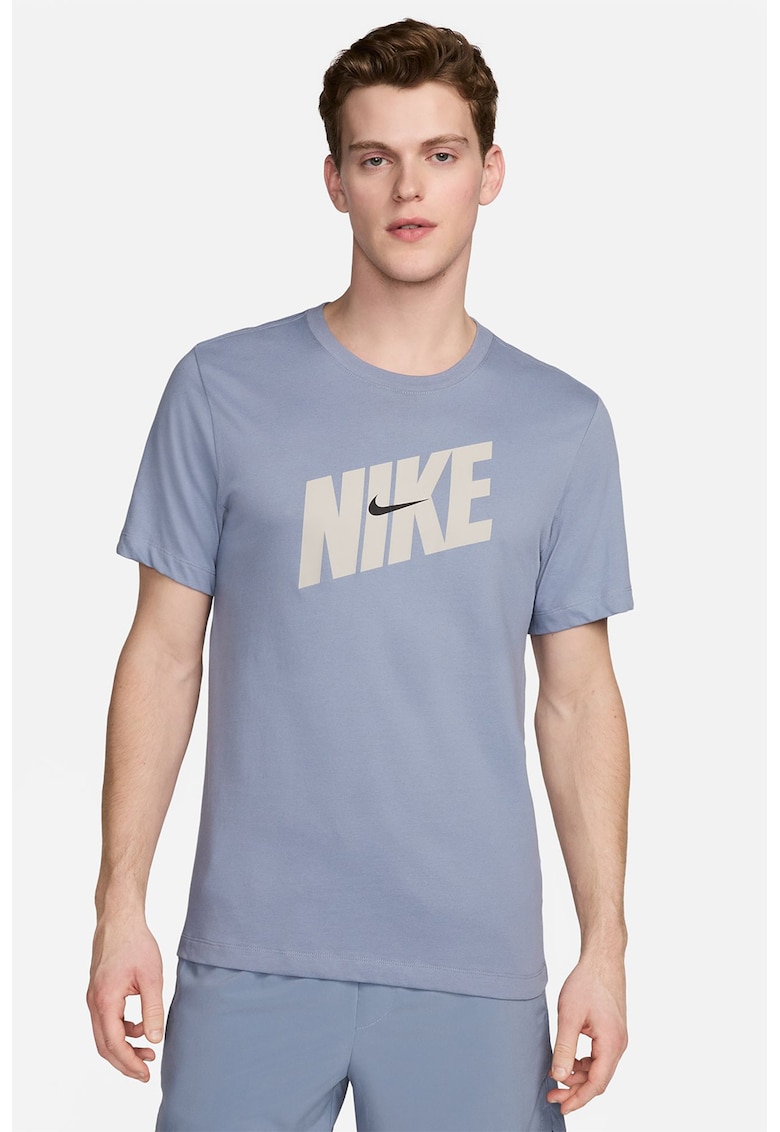 Tricou cu imprimeu logo si tehnologie Dri-FIT pentru antrenament