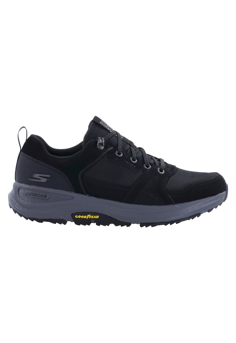 Ghete trekking barbati Piele naturala/Piele intoarsa - Negru