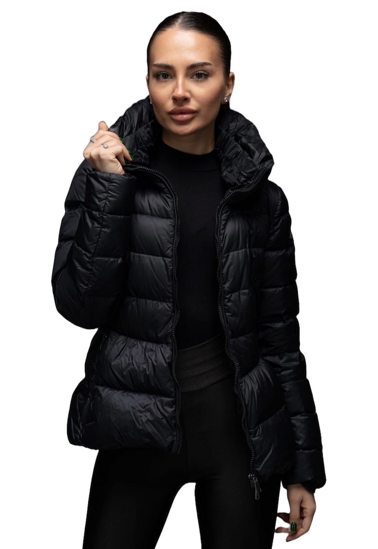 Geaca matlasata cu umplutura de puf gasca cu gluga GRACE