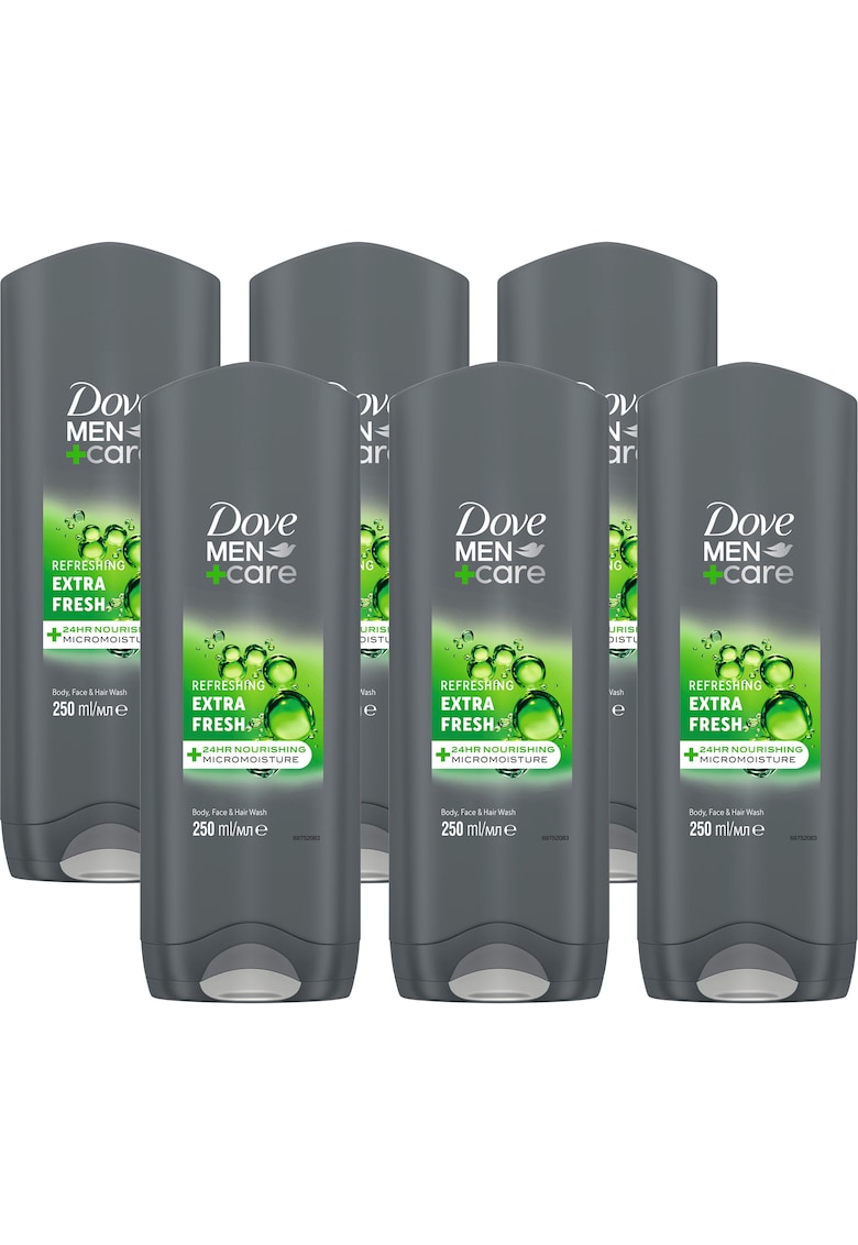 Gel de dus Men + Care Extra Fresh - 6x250 ml