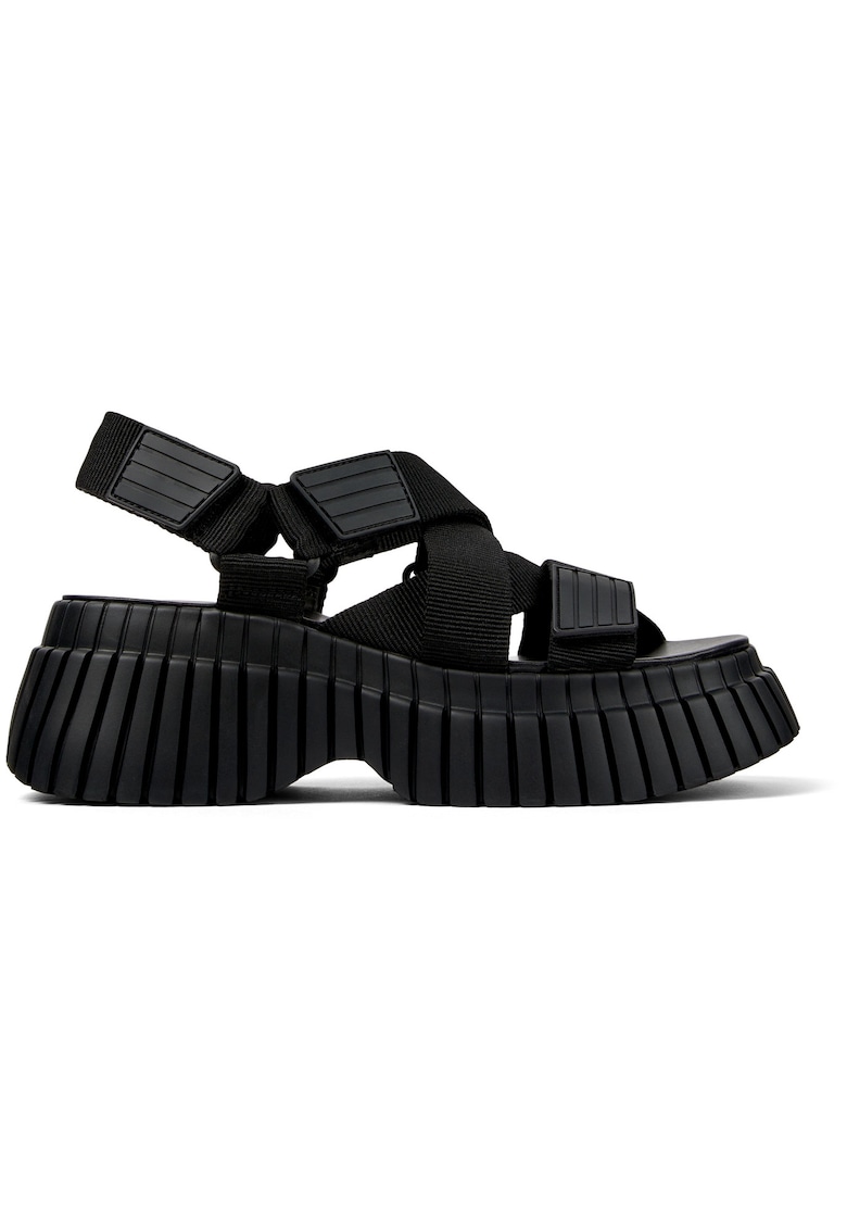 – Sandale wedge cu aspect masiv BCN – Negru – Camper – Sandale wedge cu aspect masiv BCN – Negru – Camper