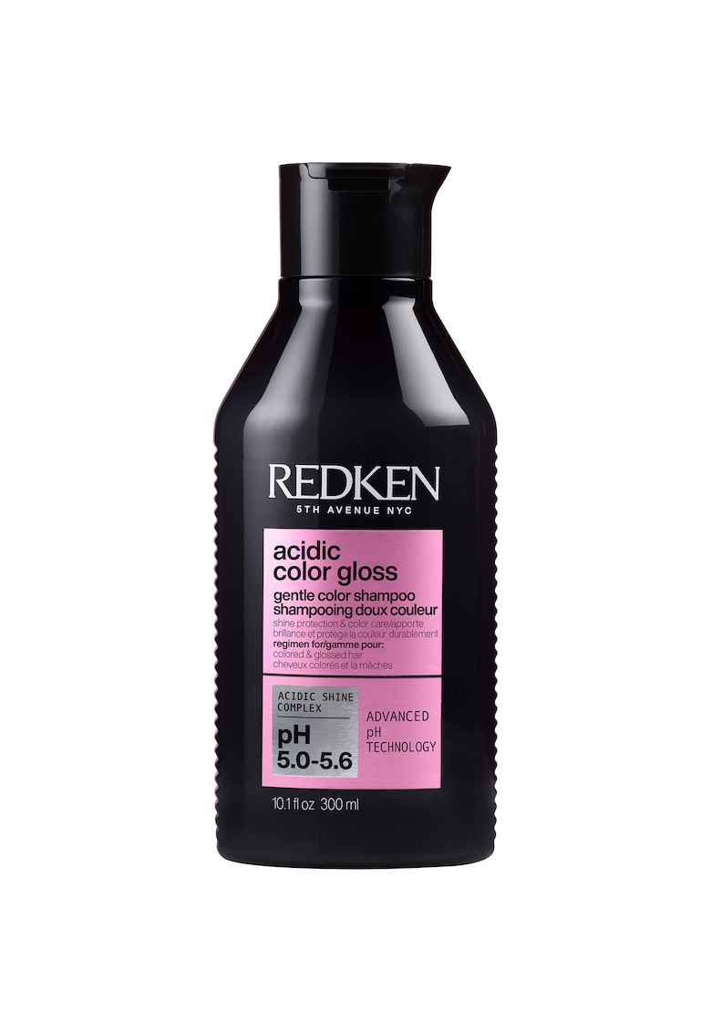 Sampon profesional Acidic Color Gloss pentru par vopsit cu vitamina E si arginina protejeaza culoarea si ofera stralucire - FARA SULFATI - 300ml