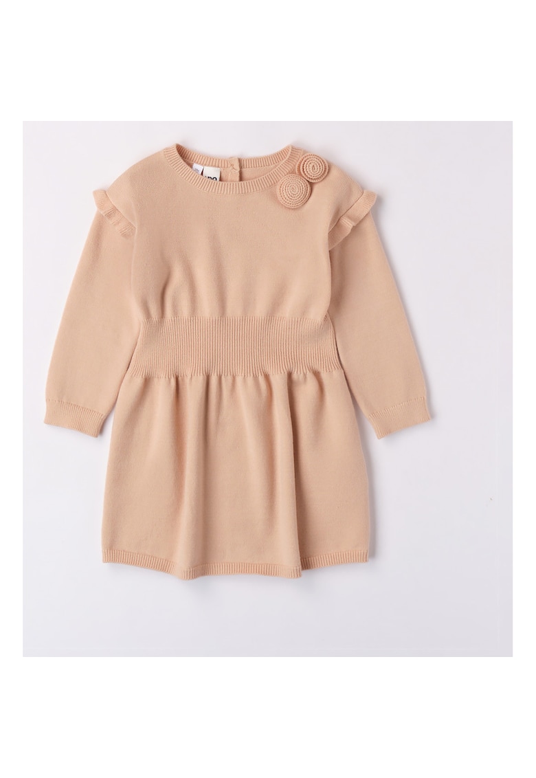 Rochie din tricot pentru fetite - 4.7563 - Bej