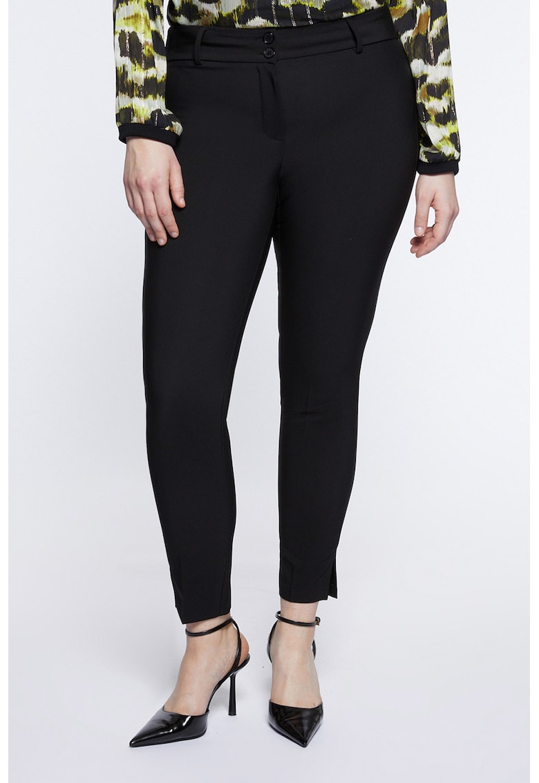 Pantaloni skinny cu slituri pe glezna