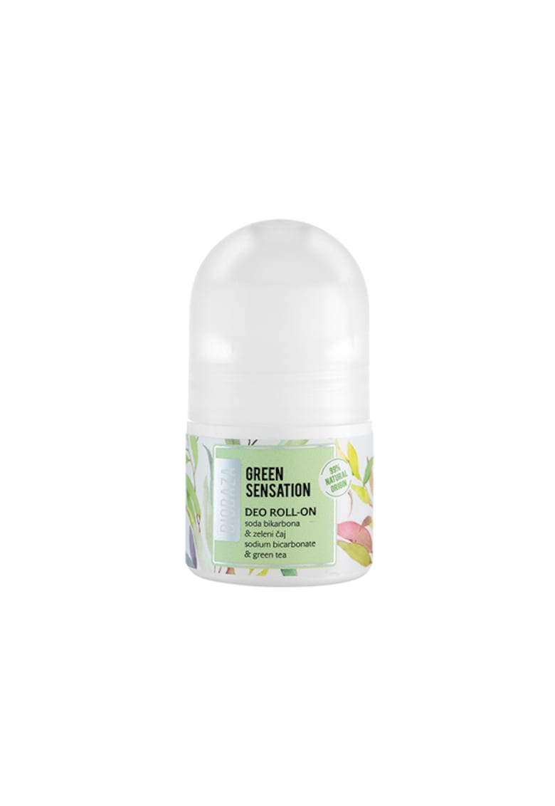 Deodorant natural cu piatra de alaun pentru femei Green Tea Sensation - DEO TRAVEL - 20 ml