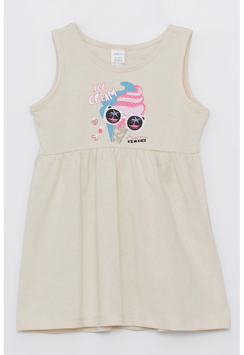 Rochie de bumbac fara maneci