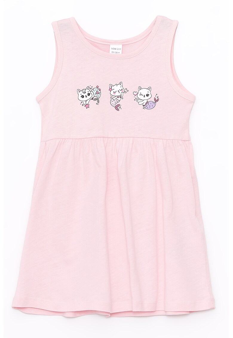 Rochie din bumbac fara maneci