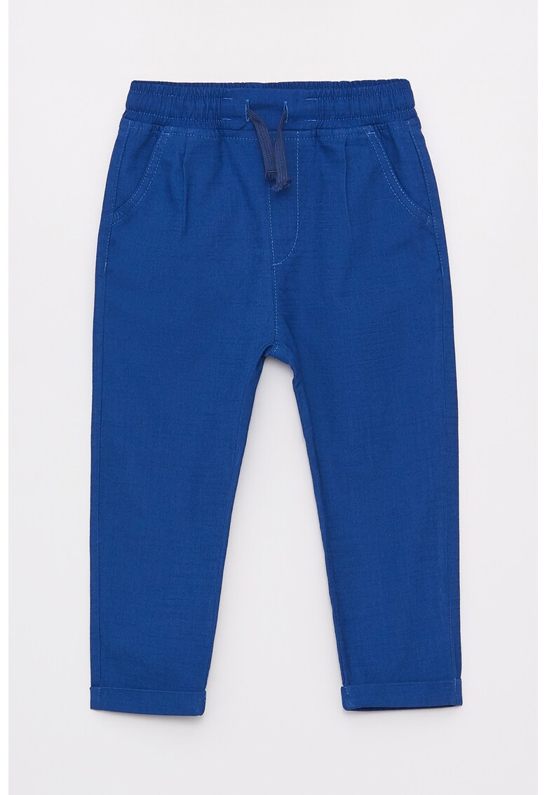 Pantaloni din bumbac cu talie ajustabila
