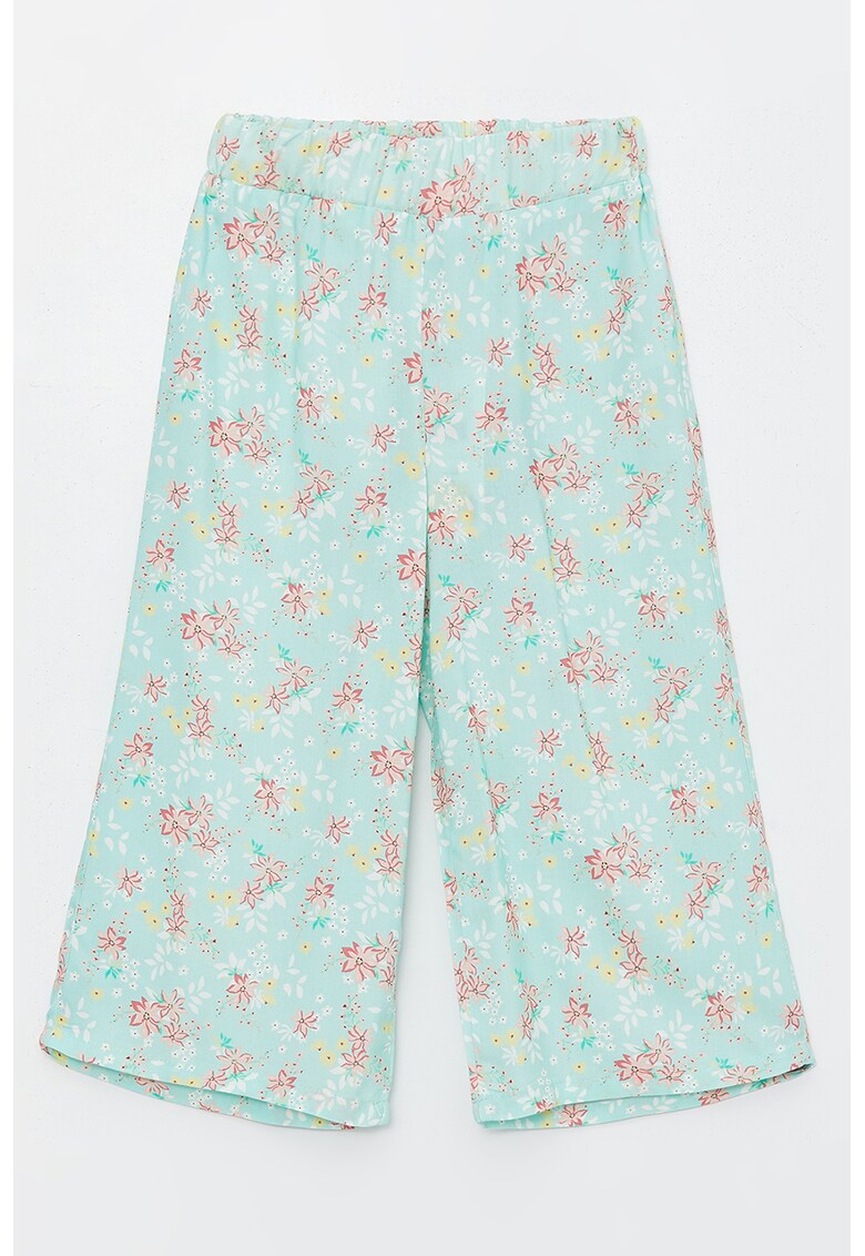 Pantaloni 3/4 ampli cu imprimey