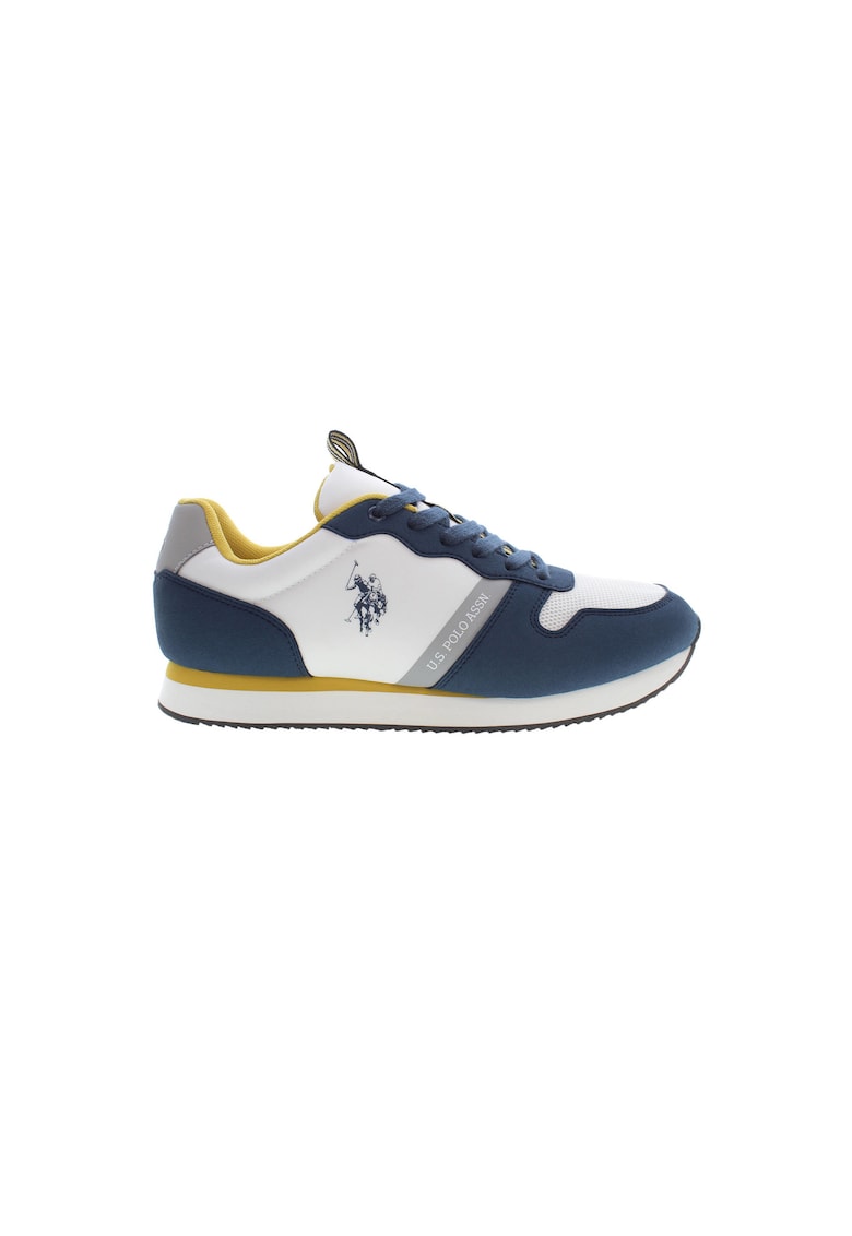 Sneakers barbati - U.S. POLO BEST PRICE - 60% Poliester - 40% Poliuretan - Albastru - 19415