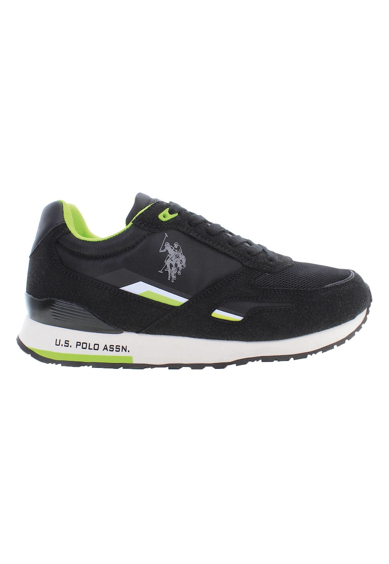 Pantofi sport barbati - 60% Poliester - 40% Poliuretan - Negru - TABRY003M3HT1 - Negru