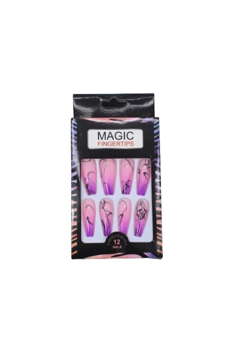 Set 12 Unghii False cu Aspect natural - Nails - Magic Fingertips - 02 Set 12 Unghii False cu Aspect natural - Nails - Magic Fingertips - 02