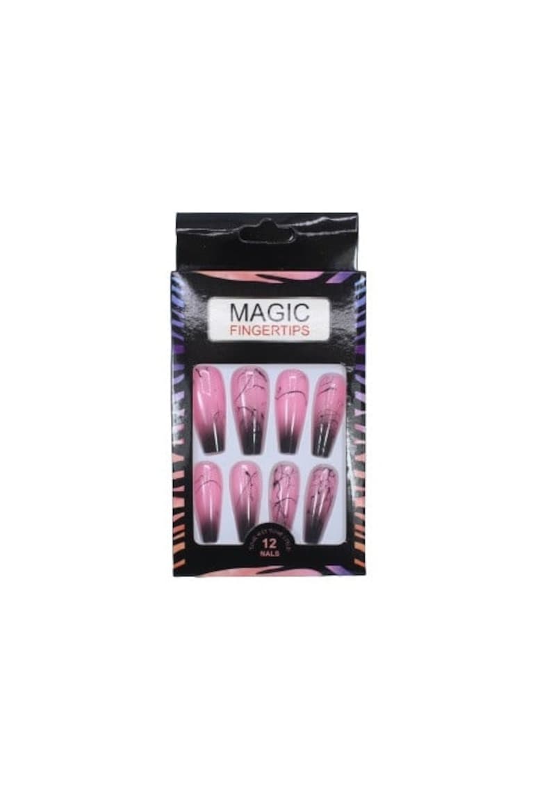 Set 12 Unghii False cu Aspect natural - Nail - Magic Fingertips - 03 Set 12 Unghii False cu Aspect natural - Nail - Magic Fingertips - 03