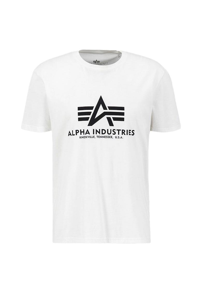 Tricou sport barbati 1584 - Bumbac - Alb
