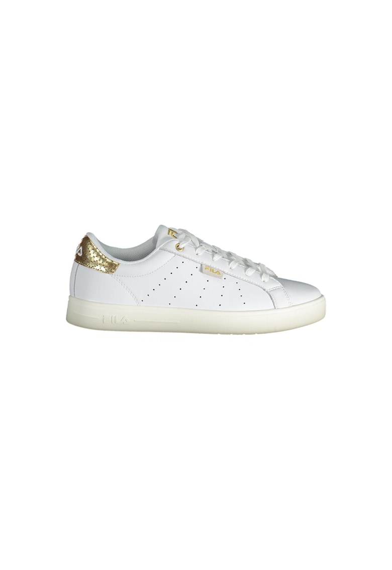 Pantofi sport dama - 40% Poliester - 30% Piele naturala - 30% Poliuretan - Alb - FFW0286-FILA-LUSSO - Alb