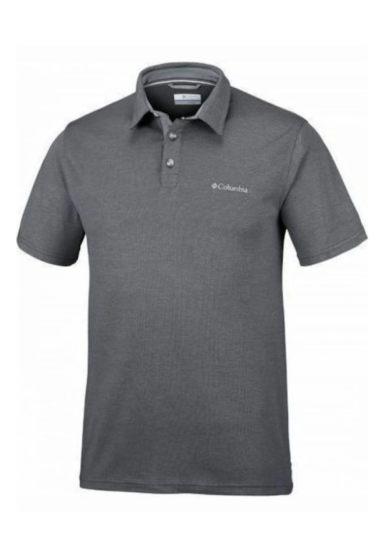 Tricou polo barbati - Modal/Poliester - Gri - 2XL