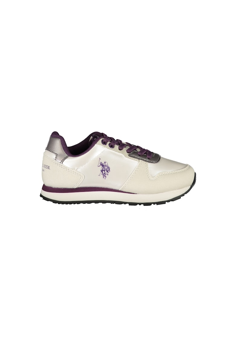 Sneakers baieti - 50% Poliester - 50% Poliuretan - Alb - 23517 - Alb