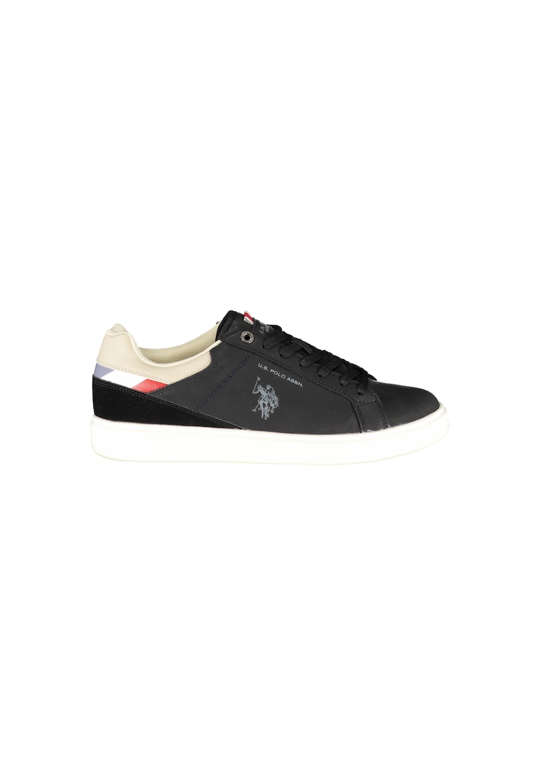 Sneakers barbati - U.S. POLO BEST PRICE - 40% Poliester - 60% Poliuretan - Negru - 23744 - Negru