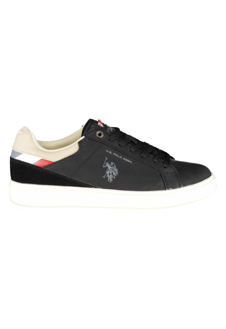 Sneakers barbati - U.S. POLO BEST PRICE - 40% Poliester - 60% Poliuretan - Negru - 23744 - Negru
