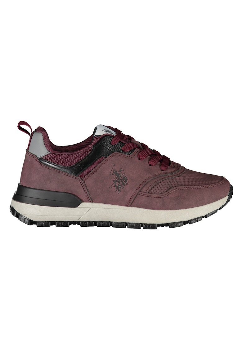 Sneakers barbati - 50% Poliester - 50% Poliuretan - Rosu - 23457 - Rosu