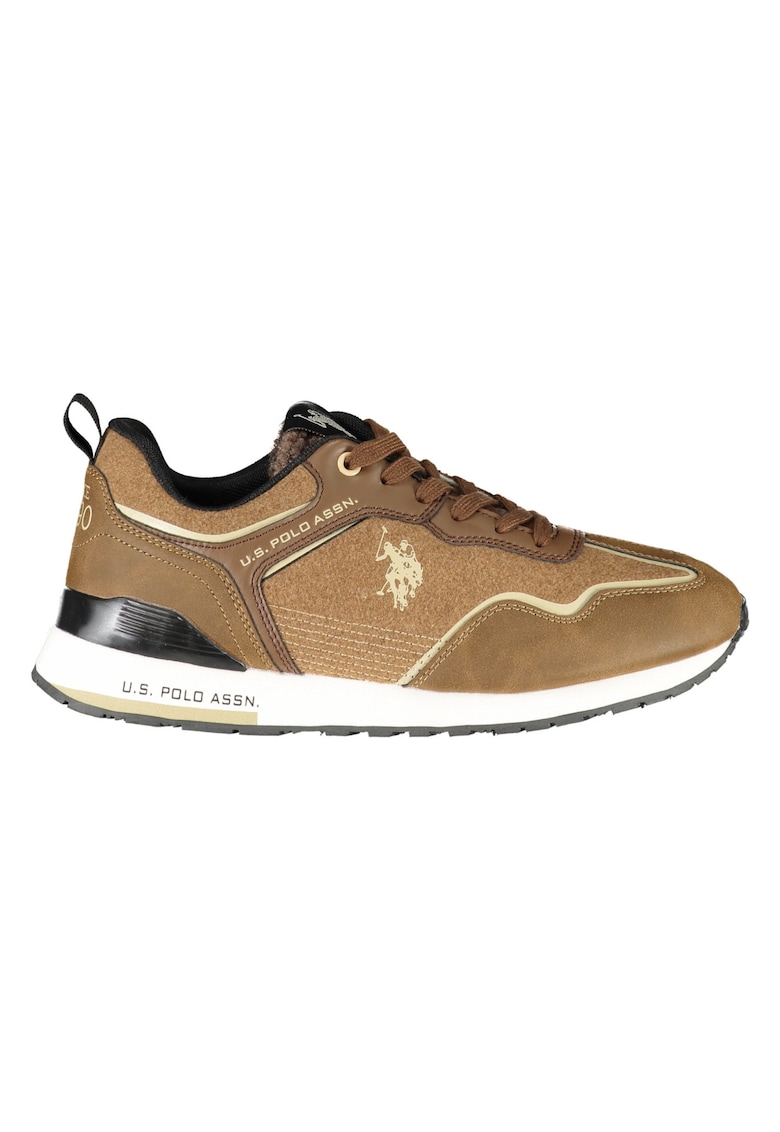 Sneakers barbati - U.S. POLO BEST PRICE - 50% Poliester - 50% Poliuretan - Maro - 23735 - Maro
