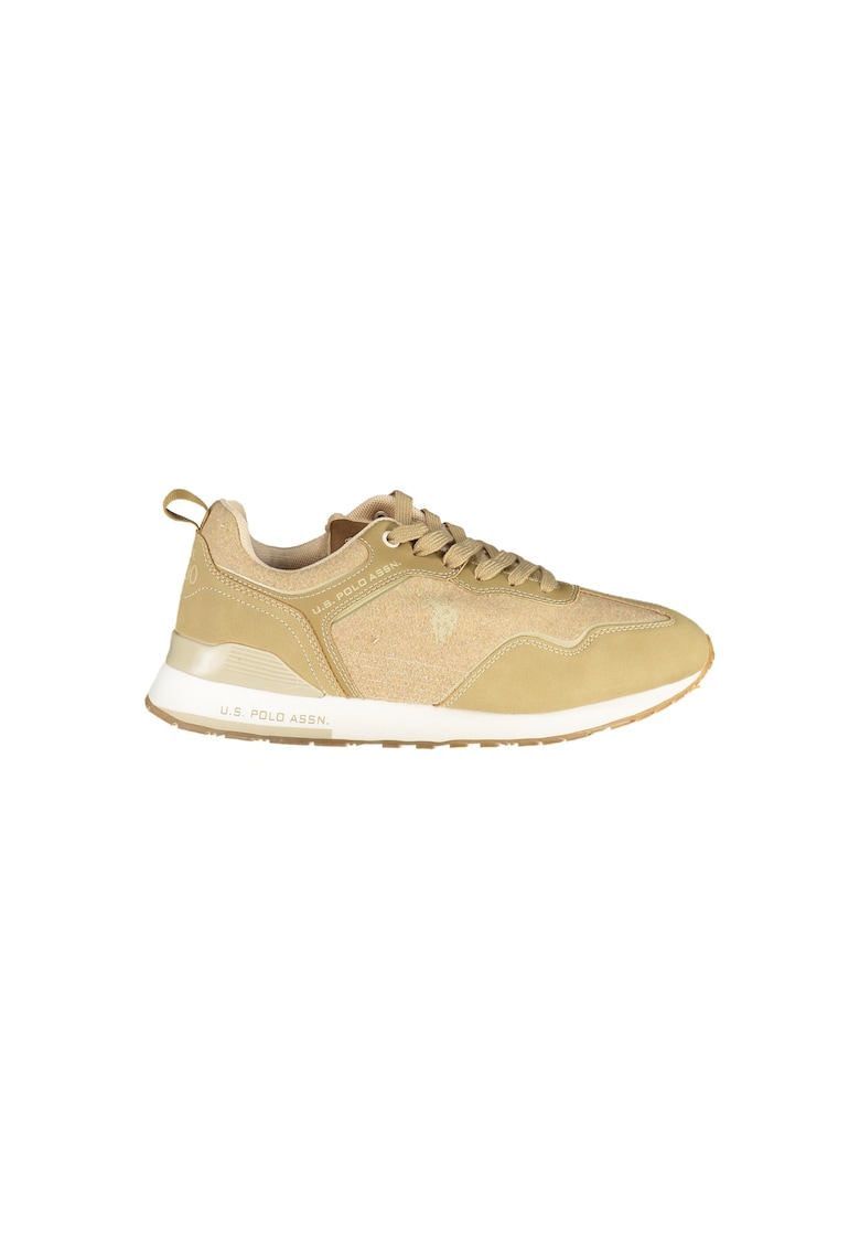 Sneakers barbati - U.S. POLO BEST PRICE - 50% Poliester - 50% Poliuretan - Bej - 24938 - Bej