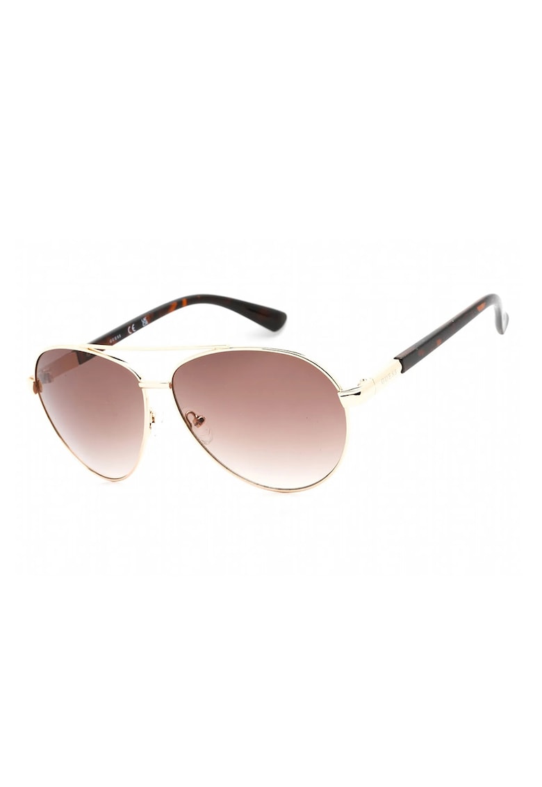 Ochelari de soare aviator cu lentile in degrade - Auriu