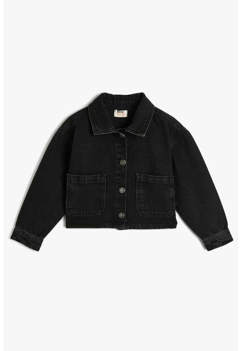 \ - Jacheta crop de denim