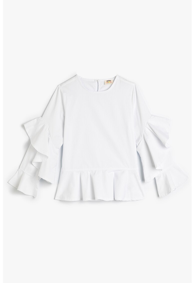 Bluza cu garnituri cu volane