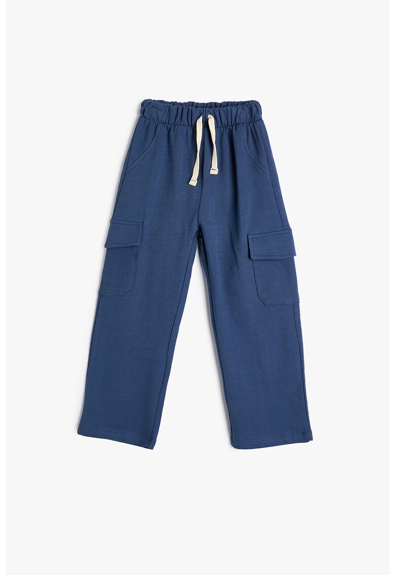 Pantaloni de trening ampli de bumbac