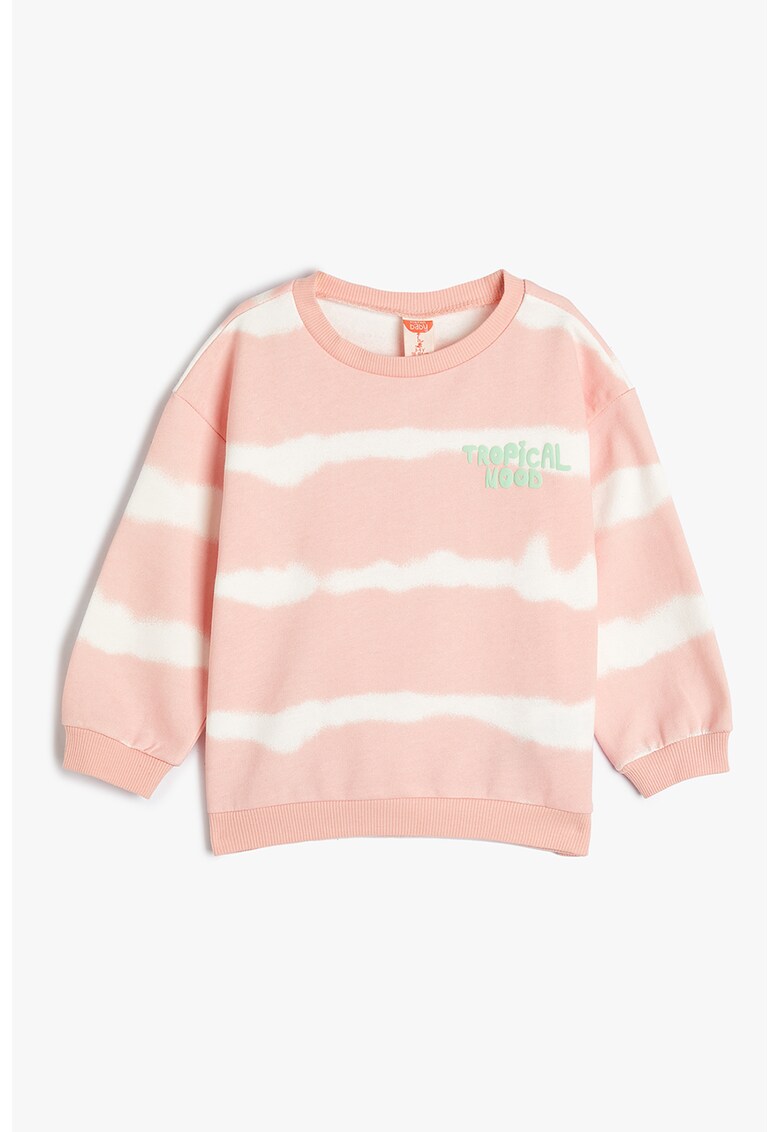 Bluza de trening cu model tie-dye