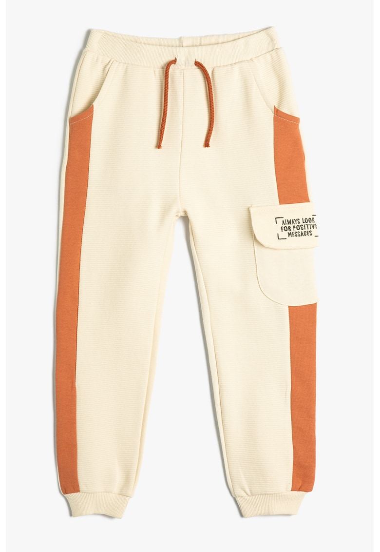 Pantaloni de trening conici cu snur