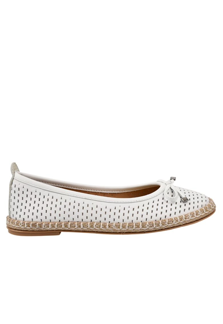 Pantofi casual - dama - 158 4007 alb - piele naturala
