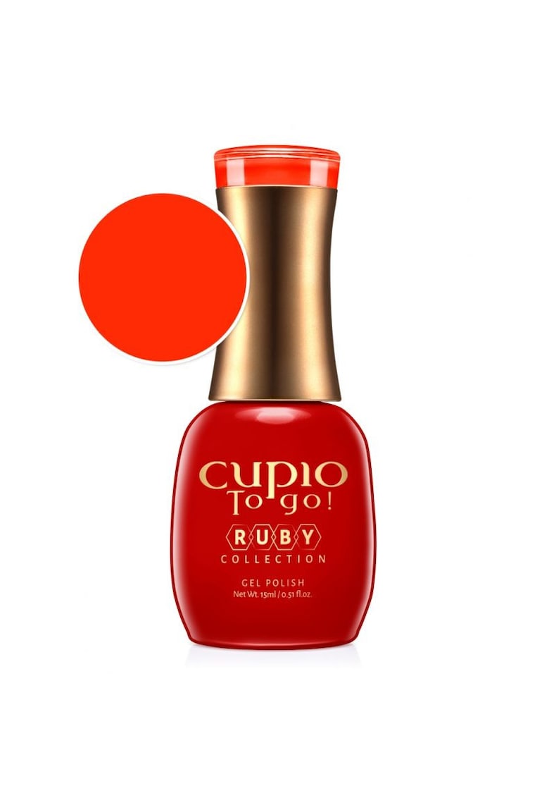 Oja semipermanenta To Go! Ruby Collection - Flame Scarlet 15 ml -
