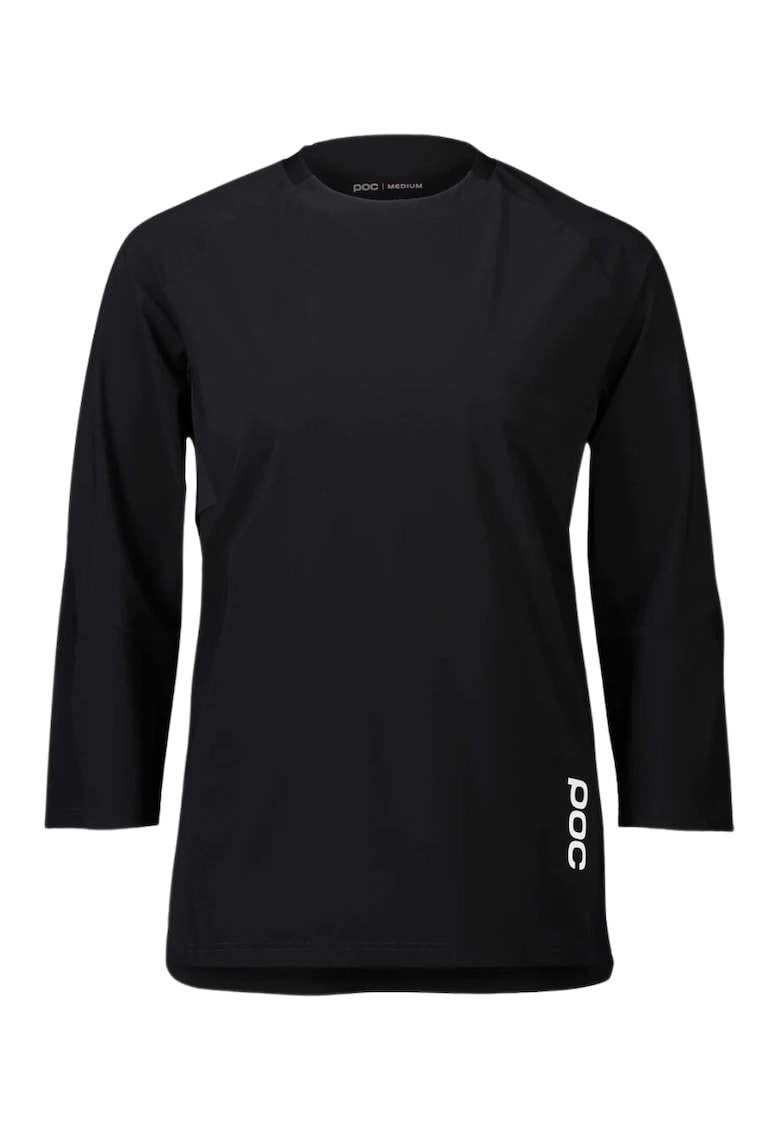 Poc Tricou ciclism Resistance - maneca 3/4 - respirabil - negru -