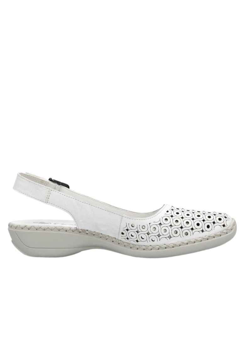 Pantofi casual - dama - ANTISTRESS - 41350-80 alb - piele naturala