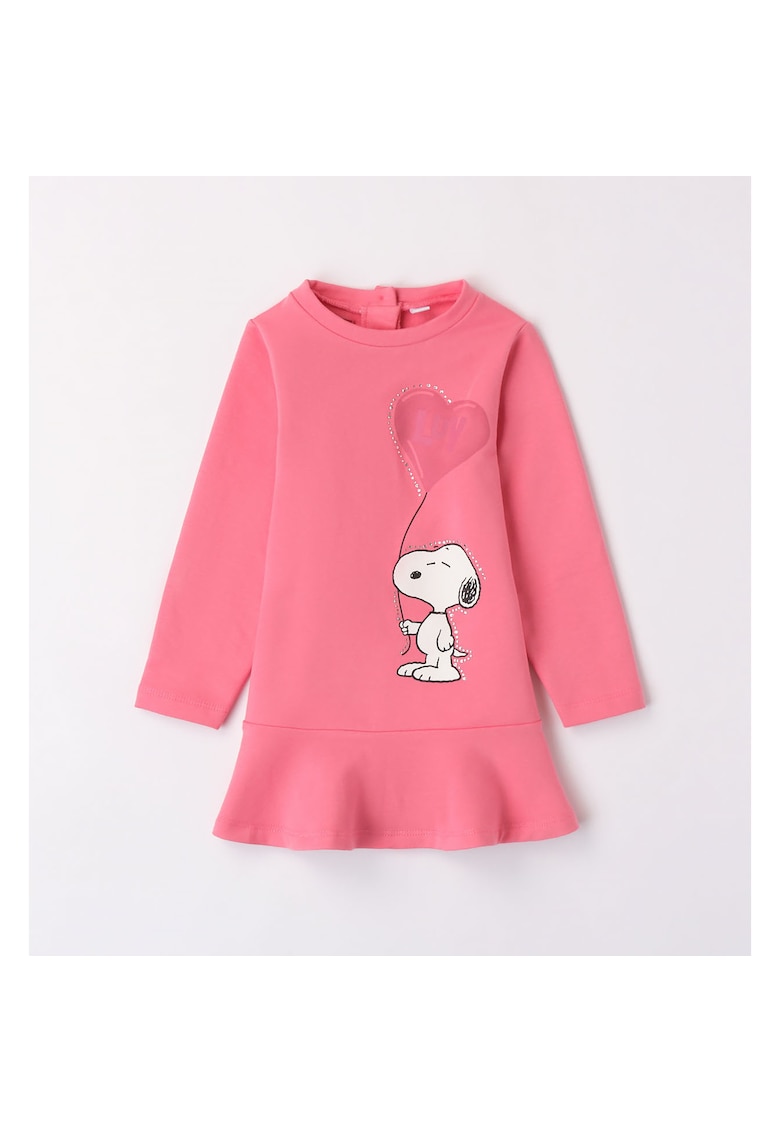 Rochie Snoopy pentru fetite - Roz - Roz