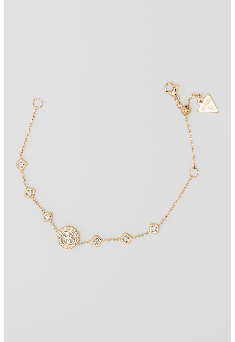 Bratara din otel inoxidabil cu talismane cu logo