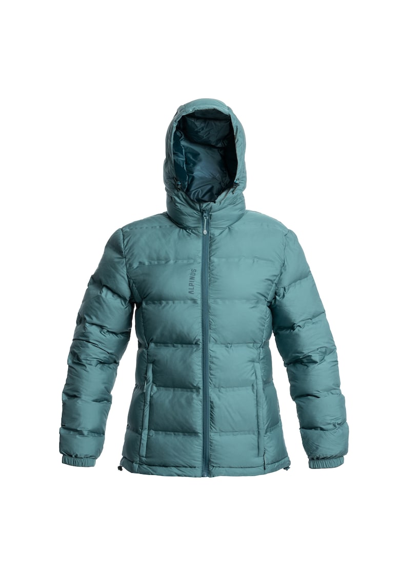 Geaca matlasata cu gluga Katla - eco-friendly - reflectorizanta - marin -