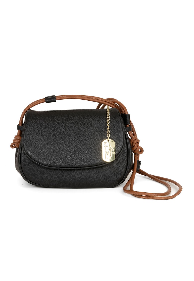 Geanta crossbody din piele cu aspect texturat