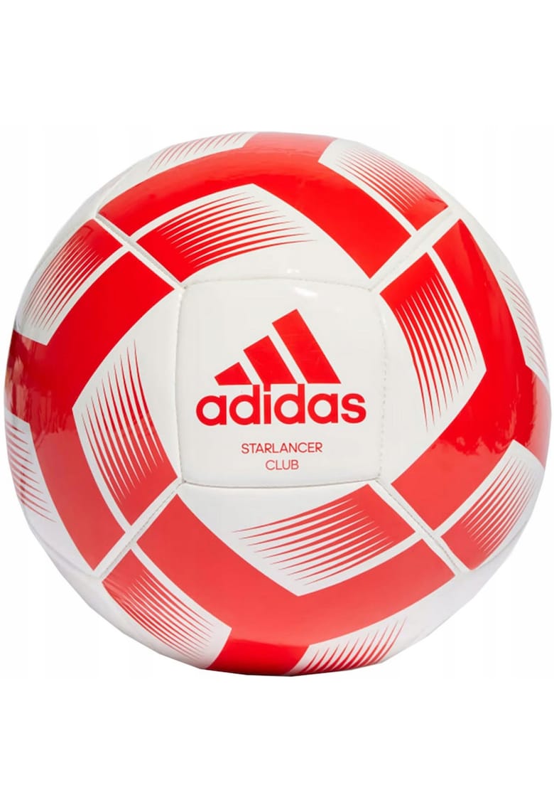 Minge de fotbal - TPU - Alb/Rosu - Marimea