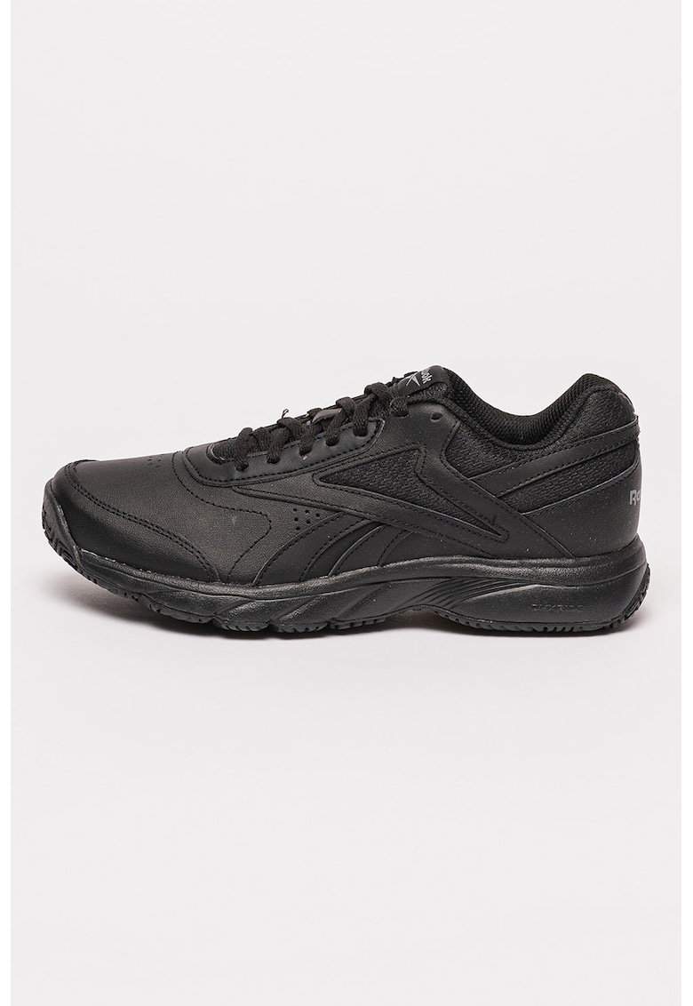 Pantofi sport din piele ecologica cu garnituri din plasa Work Cushion 4.0