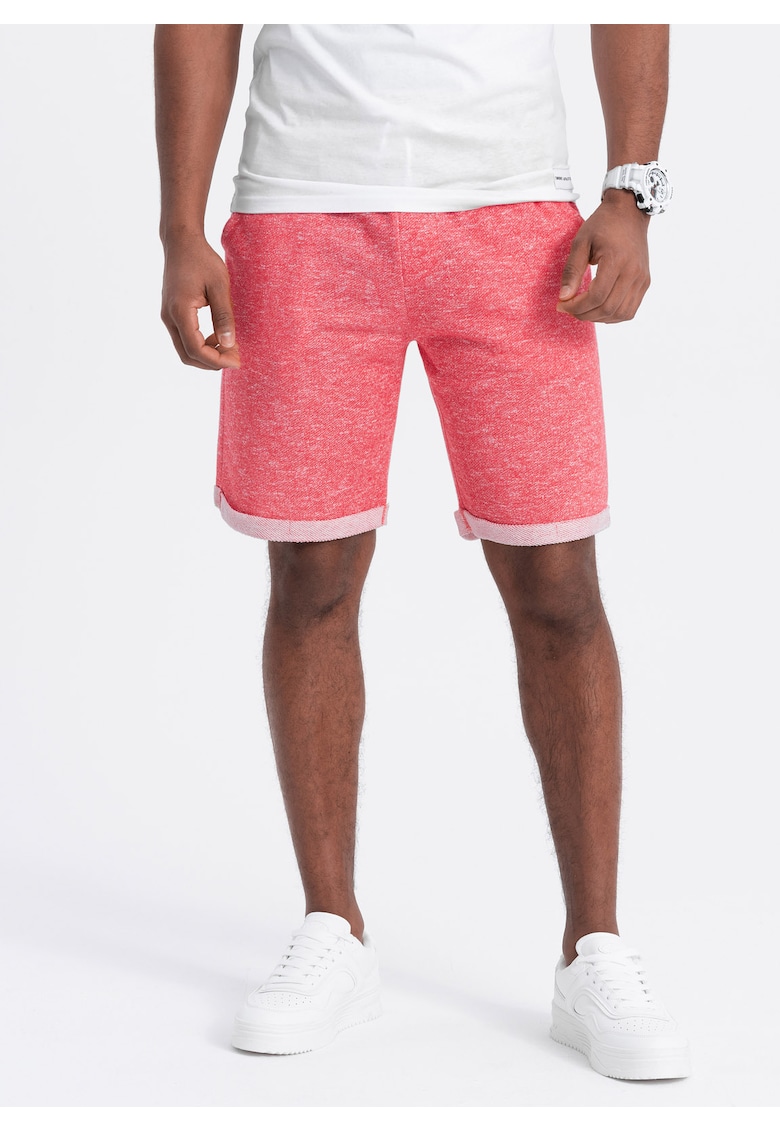 Pantaloni scurti trening OM-SRSK-0116 - Pentru barbati - Roz