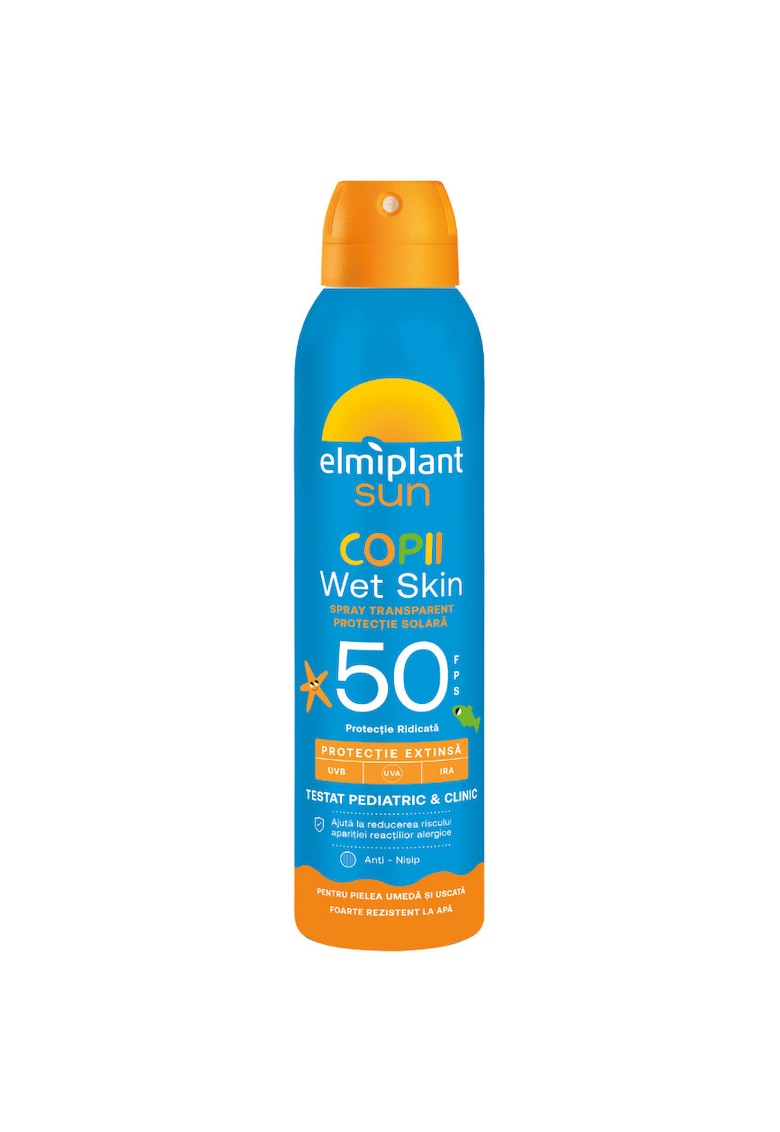 Lotiune spray cu protectie solara pentru copii - Sun Wet Skin SPF 50 - 150ml