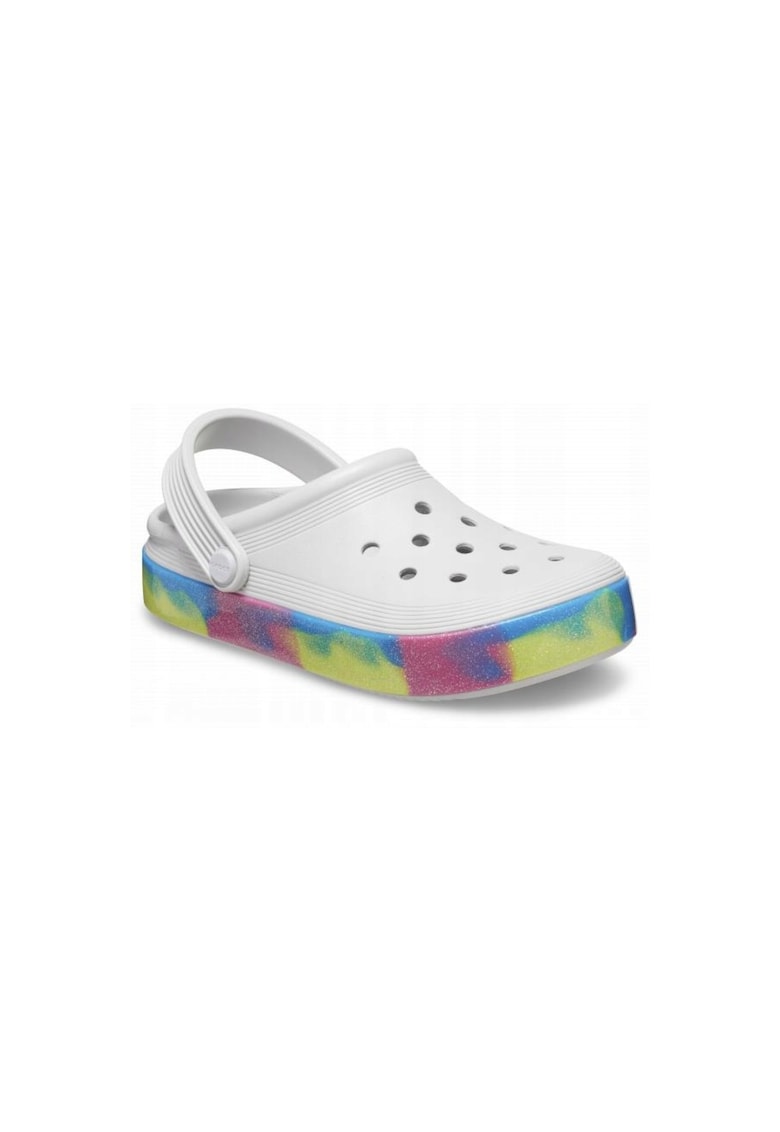 Saboti Copii - Off Court Glitter Band 209717 Clog - Alb - Gri